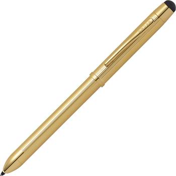 Многофункциональная ручка Cross Tech3+ AT0090-12 (отделка позолота 23К ) ручка, стилус, карандаш